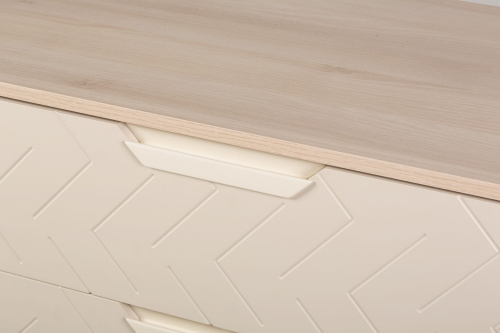 Комод с 3 ящиками Сканди Жемчужно-белый. Фото №10