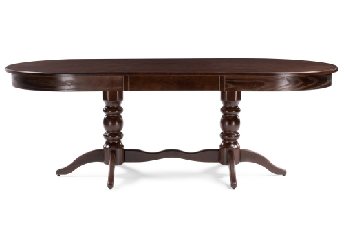 Стол деревянный Дейвер 160(220)х100 орех темный. Фото №3