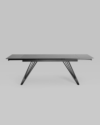 Стол обеденный Пандора раскладной 160-240*90 керамика темная. Фото